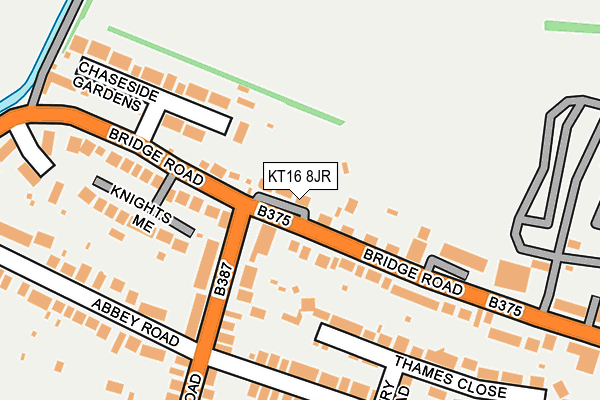 KT16 8JR map - OS OpenMap – Local (Ordnance Survey) KT16 8JR map - OS OpenMap – Local (Ordnance Survey)