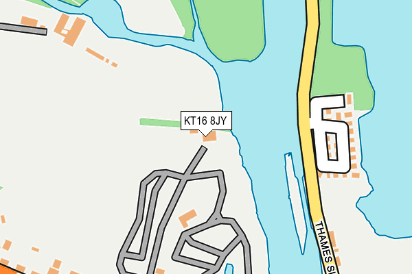KT16 8JY map - OS OpenMap – Local (Ordnance Survey) KT16 8JY map - OS OpenMap – Local (Ordnance Survey)