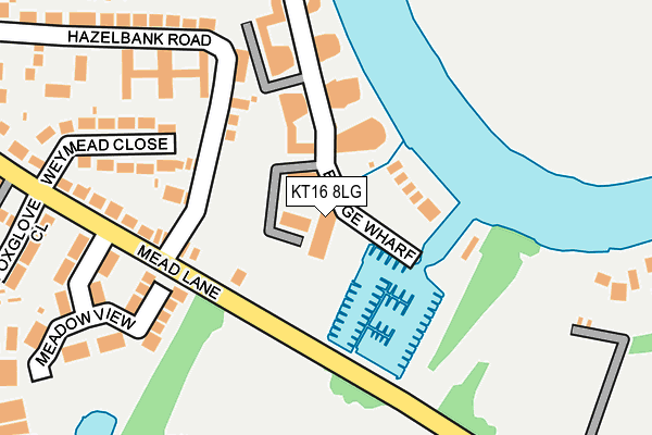 KT16 8LG map - OS OpenMap – Local (Ordnance Survey) KT16 8LG map - OS OpenMap – Local (Ordnance Survey)