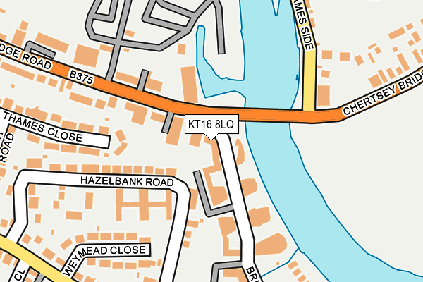 KT16 8LQ map - OS OpenMap – Local (Ordnance Survey) KT16 8LQ map - OS OpenMap – Local (Ordnance Survey)