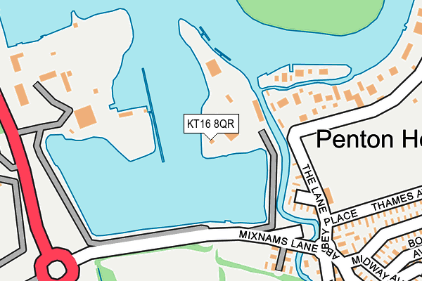 KT16 8QR map - OS OpenMap – Local (Ordnance Survey) KT16 8QR map - OS OpenMap – Local (Ordnance Survey)