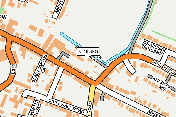 KT16 8RG map - OS OpenMap – Local (Ordnance Survey) KT16 8RG map - OS OpenMap – Local (Ordnance Survey)