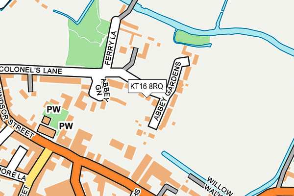 KT16 8RQ map - OS OpenMap – Local (Ordnance Survey) KT16 8RQ map - OS OpenMap – Local (Ordnance Survey)