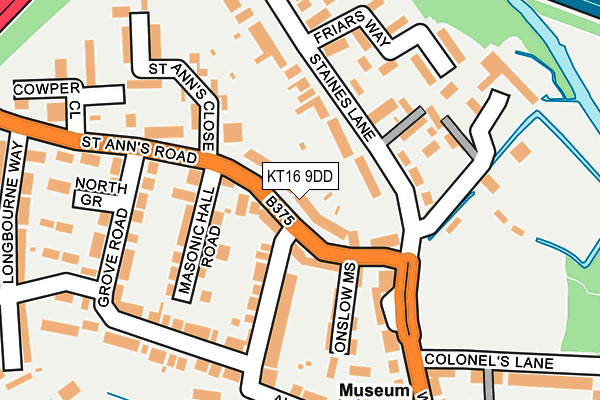 KT16 9DD map - OS OpenMap – Local (Ordnance Survey) KT16 9DD map - OS OpenMap – Local (Ordnance Survey)