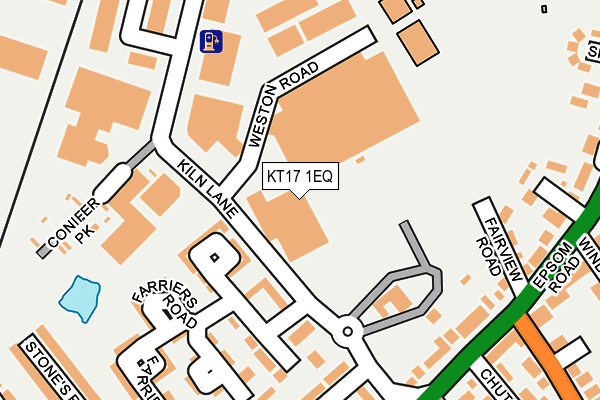 KT17 1EQ map - OS OpenMap – Local (Ordnance Survey) KT17 1EQ map - OS OpenMap – Local (Ordnance Survey)