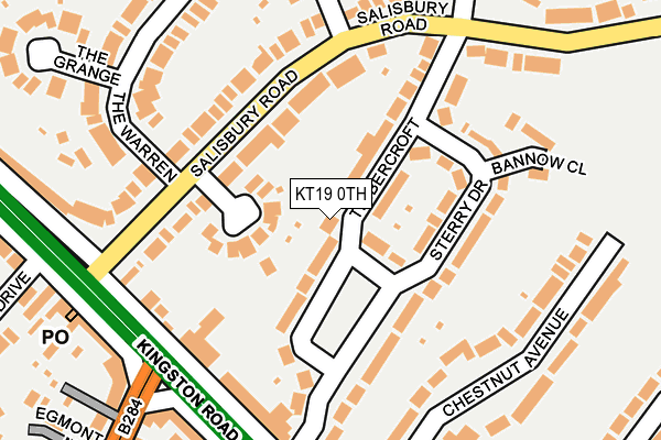 KT19 0TH map - OS OpenMap – Local (Ordnance Survey) KT19 0TH map - OS OpenMap – Local (Ordnance Survey)