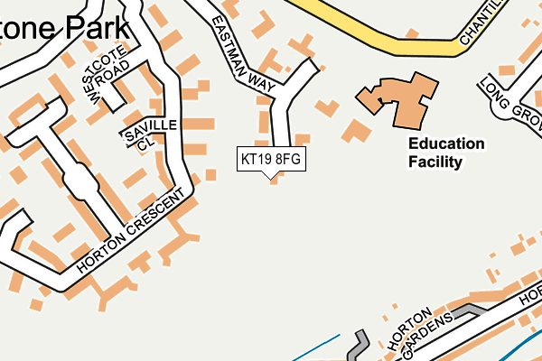 KT19 8FG map - OS OpenMap – Local (Ordnance Survey) KT19 8FG map - OS OpenMap – Local (Ordnance Survey)