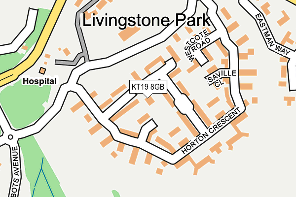 KT19 8GB map - OS OpenMap – Local (Ordnance Survey) KT19 8GB map - OS OpenMap – Local (Ordnance Survey)