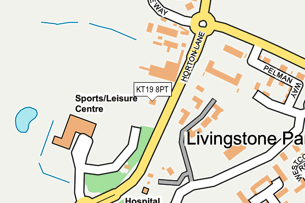 KT19 8PT map - OS OpenMap – Local (Ordnance Survey) KT19 8PT map - OS OpenMap – Local (Ordnance Survey)