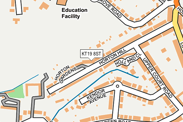 KT19 8ST map - OS OpenMap – Local (Ordnance Survey) KT19 8ST map - OS OpenMap – Local (Ordnance Survey)