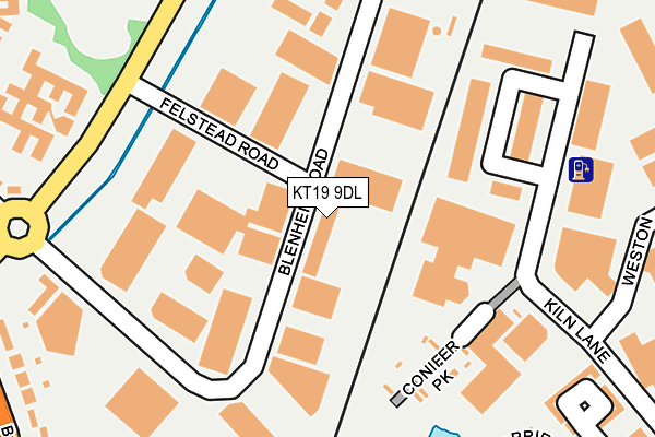 KT19 9DL map - OS OpenMap – Local (Ordnance Survey) KT19 9DL map - OS OpenMap – Local (Ordnance Survey)