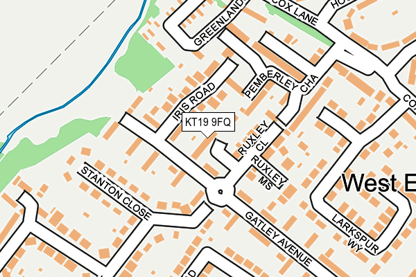 KT19 9FQ map - OS OpenMap – Local (Ordnance Survey) KT19 9FQ map - OS OpenMap – Local (Ordnance Survey)
