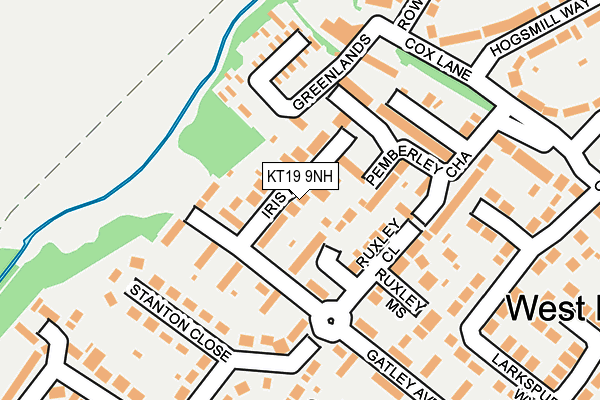 KT19 9NH map - OS OpenMap – Local (Ordnance Survey) KT19 9NH map - OS OpenMap – Local (Ordnance Survey)