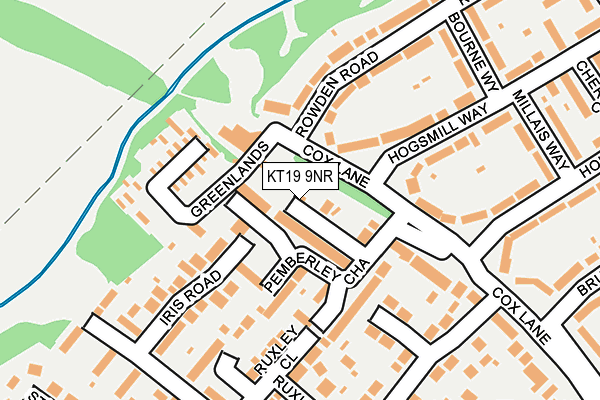 KT19 9NR map - OS OpenMap – Local (Ordnance Survey) KT19 9NR map - OS OpenMap – Local (Ordnance Survey)