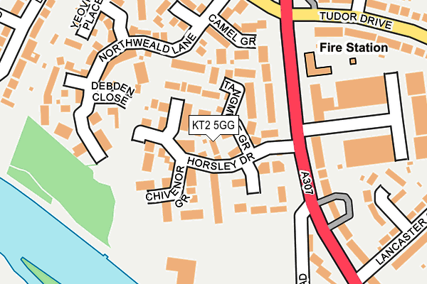 KT2 5GG map - OS OpenMap – Local (Ordnance Survey) KT2 5GG map - OS OpenMap – Local (Ordnance Survey)