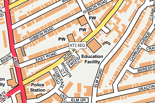 KT2 6EQ map - OS OpenMap – Local (Ordnance Survey) KT2 6EQ map - OS OpenMap – Local (Ordnance Survey)