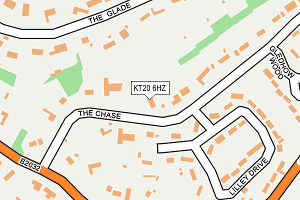 KT20 6HZ map - OS OpenMap – Local (Ordnance Survey) KT20 6HZ map - OS OpenMap – Local (Ordnance Survey)