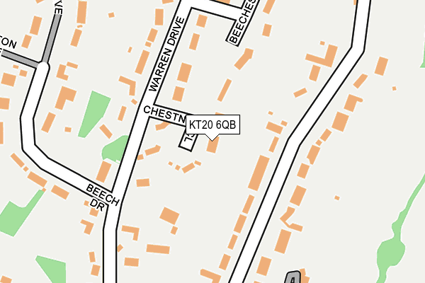 KT20 6QB map - OS OpenMap – Local (Ordnance Survey) KT20 6QB map - OS OpenMap – Local (Ordnance Survey)
