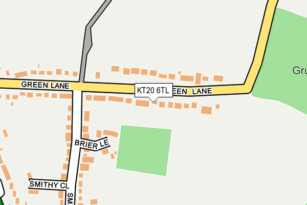 KT20 6TL map - OS OpenMap – Local (Ordnance Survey) KT20 6TL map - OS OpenMap – Local (Ordnance Survey)