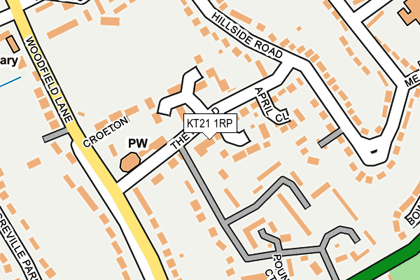 KT21 1RP map - OS OpenMap – Local (Ordnance Survey) KT21 1RP map - OS OpenMap – Local (Ordnance Survey)