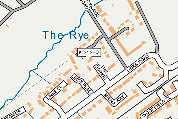 KT21 2HQ map - OS OpenMap – Local (Ordnance Survey) KT21 2HQ map - OS OpenMap – Local (Ordnance Survey)