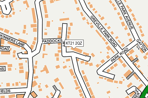 KT21 2QZ map - OS OpenMap – Local (Ordnance Survey) KT21 2QZ map - OS OpenMap – Local (Ordnance Survey)