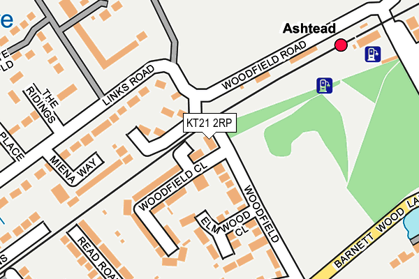 KT21 2RP map - OS OpenMap – Local (Ordnance Survey) KT21 2RP map - OS OpenMap – Local (Ordnance Survey)