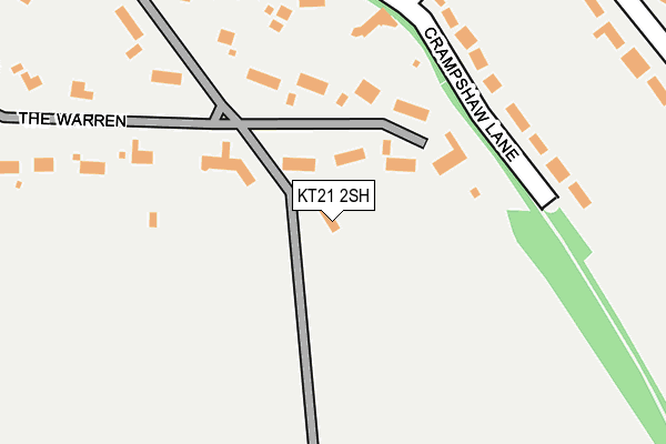 KT21 2SH map - OS OpenMap – Local (Ordnance Survey) KT21 2SH map - OS OpenMap – Local (Ordnance Survey)
