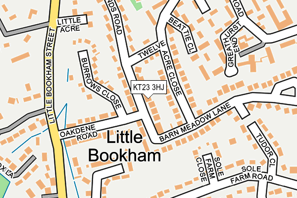 KT23 3HJ map - OS OpenMap – Local (Ordnance Survey) KT23 3HJ map - OS OpenMap – Local (Ordnance Survey)