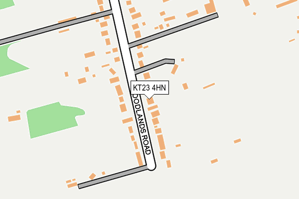 KT23 4HN map - OS OpenMap – Local (Ordnance Survey) KT23 4HN map - OS OpenMap – Local (Ordnance Survey)