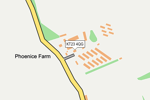 KT23 4QG map - OS OpenMap – Local (Ordnance Survey) KT23 4QG map - OS OpenMap – Local (Ordnance Survey)