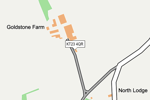 KT23 4QR map - OS OpenMap – Local (Ordnance Survey) KT23 4QR map - OS OpenMap – Local (Ordnance Survey)
