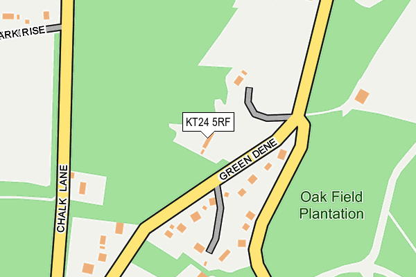 KT24 5RF map - OS OpenMap – Local (Ordnance Survey) KT24 5RF map - OS OpenMap – Local (Ordnance Survey)