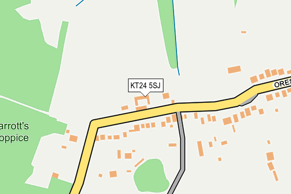 KT24 5SJ map - OS OpenMap – Local (Ordnance Survey) KT24 5SJ map - OS OpenMap – Local (Ordnance Survey)