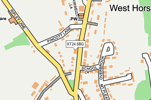 KT24 6BG map - OS OpenMap – Local (Ordnance Survey) KT24 6BG map - OS OpenMap – Local (Ordnance Survey)