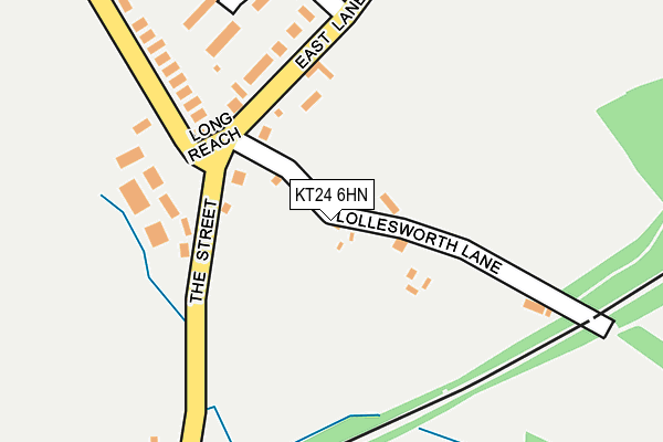 KT24 6HN map - OS OpenMap – Local (Ordnance Survey) KT24 6HN map - OS OpenMap – Local (Ordnance Survey)