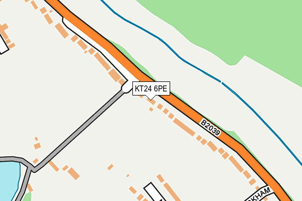 KT24 6PE map - OS OpenMap – Local (Ordnance Survey) KT24 6PE map - OS OpenMap – Local (Ordnance Survey)