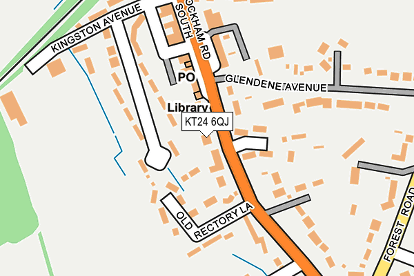 KT24 6QJ map - OS OpenMap – Local (Ordnance Survey) KT24 6QJ map - OS OpenMap – Local (Ordnance Survey)