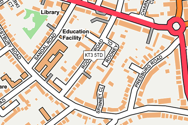 KT3 5TD map - OS OpenMap – Local (Ordnance Survey) KT3 5TD map - OS OpenMap – Local (Ordnance Survey)