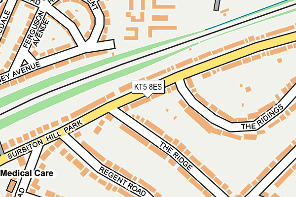 KT5 8ES map - OS OpenMap – Local (Ordnance Survey) KT5 8ES map - OS OpenMap – Local (Ordnance Survey)