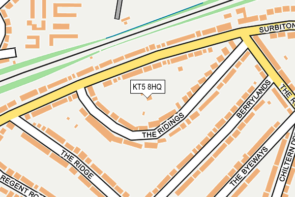 KT5 8HQ map - OS OpenMap – Local (Ordnance Survey) KT5 8HQ map - OS OpenMap – Local (Ordnance Survey)