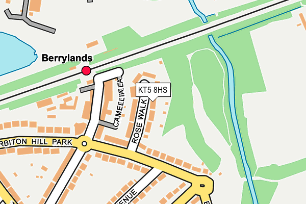 KT5 8HS map - OS OpenMap – Local (Ordnance Survey) KT5 8HS map - OS OpenMap – Local (Ordnance Survey)