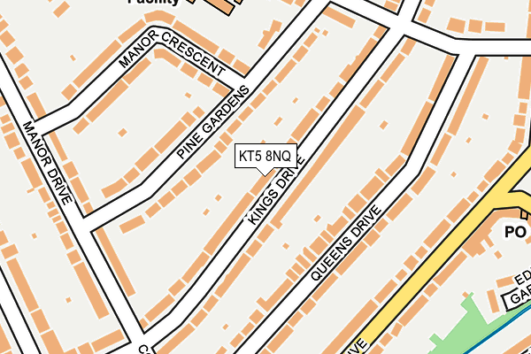 KT5 8NQ map - OS OpenMap – Local (Ordnance Survey) KT5 8NQ map - OS OpenMap – Local (Ordnance Survey)
