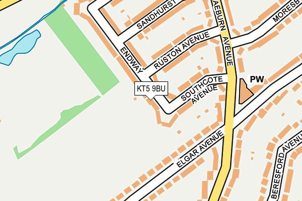 KT5 9BU map - OS OpenMap – Local (Ordnance Survey) KT5 9BU map - OS OpenMap – Local (Ordnance Survey)