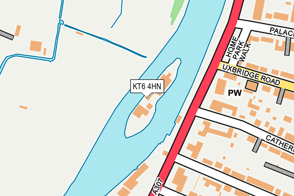 KT6 4HN map - OS OpenMap – Local (Ordnance Survey) KT6 4HN map - OS OpenMap – Local (Ordnance Survey)