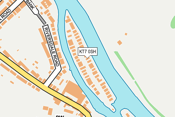 KT7 0SH map - OS OpenMap – Local (Ordnance Survey) KT7 0SH map - OS OpenMap – Local (Ordnance Survey)