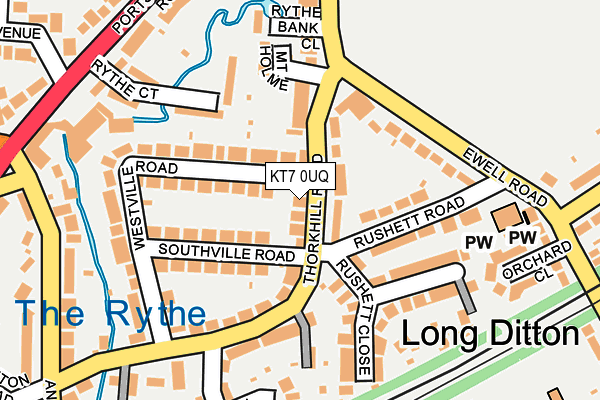 KT7 0UQ map - OS OpenMap – Local (Ordnance Survey) KT7 0UQ map - OS OpenMap – Local (Ordnance Survey)
