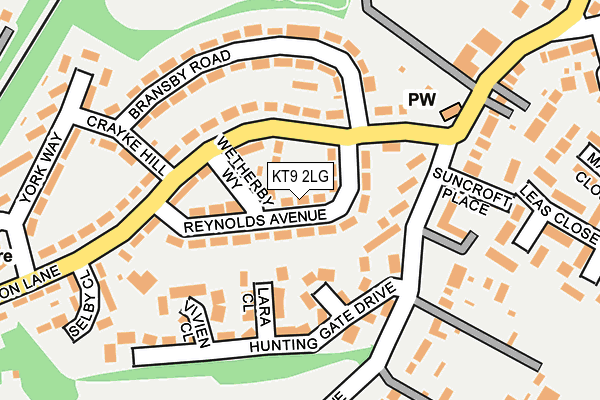 KT9 2LG map - OS OpenMap – Local (Ordnance Survey) KT9 2LG map - OS OpenMap – Local (Ordnance Survey)