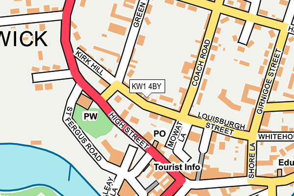 KW1 4BY map - OS OpenMap – Local (Ordnance Survey) KW1 4BY map - OS OpenMap – Local (Ordnance Survey)