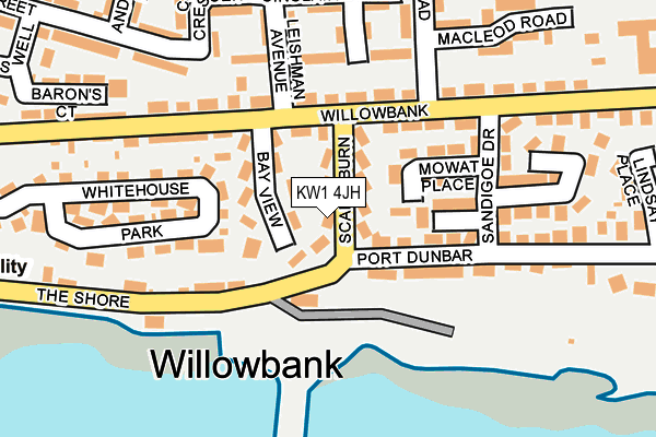 KW1 4JH map - OS OpenMap – Local (Ordnance Survey) KW1 4JH map - OS OpenMap – Local (Ordnance Survey)